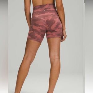 LULULEMON ALIGN™ SHORT *6" Heritage 365 Camo Brier Rose Multi Size: 10